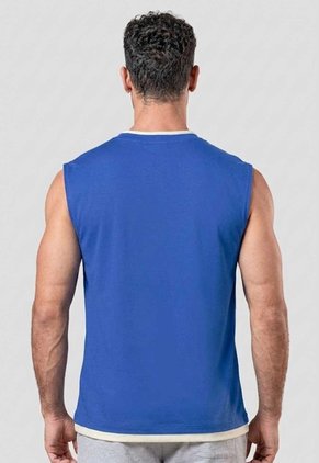 Camisilla Hombre Azul Electrico Mp 114490