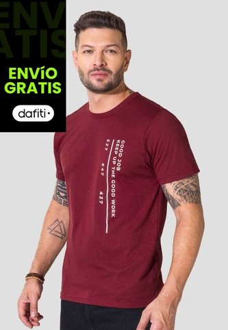 Camiseta Hombre Merlot Mp 2112 MP