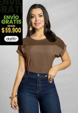 Blusa Mujer Chocolate Mp 111779 MP