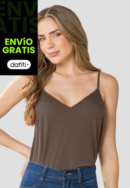 Blusa Mujer Chocolate Mp 114384