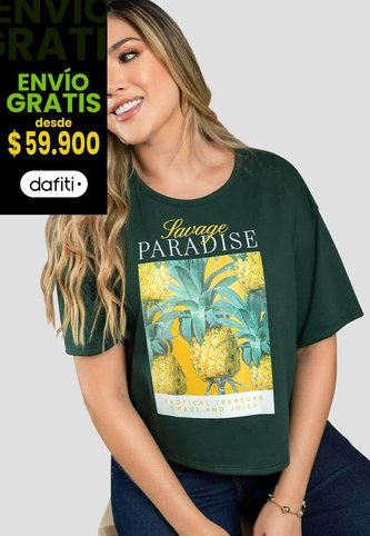 Camiseta Mujer Verde Pino Mp 111400 MP