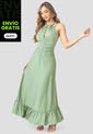 Vestido Largo Mujer Verde Matcha Mp 110420 de MP