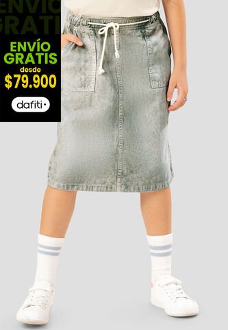 Falda Infantil Femenino Verde Mp 107887 MP