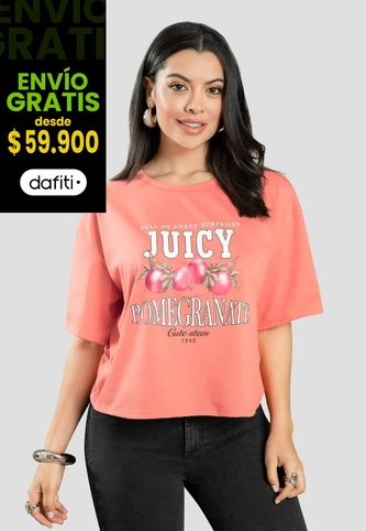 Camiseta Mujer Salmon Mp 111401 MP