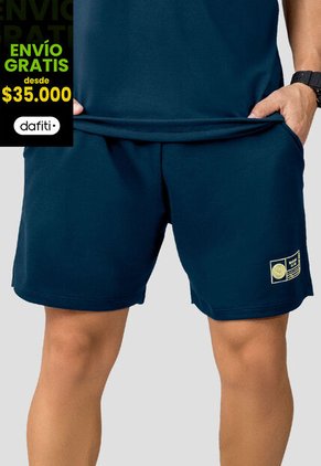 Bermuda Hombre Azul Profundo Mp 110527