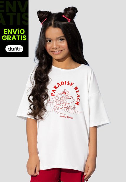 Camiseta Paq X2 Niñas Infantil Bicolor Mp 105779