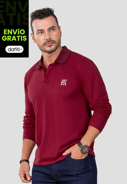 Camibuzo Hombre Vinotinto Mp 105401