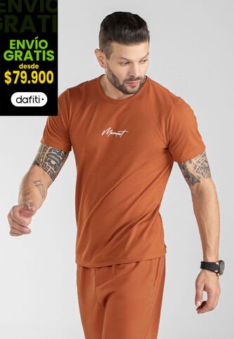 Camiseta Hombre Naranja Mp 100495 MP
