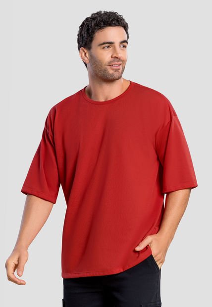 Camiseta Hombre Rojo Mp 105342