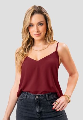 Blusa Mujer Merlot Mp 112385