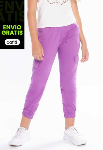 Jogger Infantil Femenino Morado Mp 210 MP