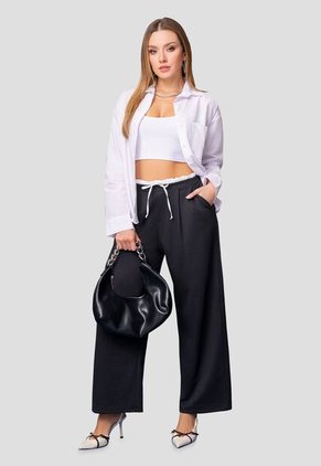 Pantalón Mujer Negro Mp 112040