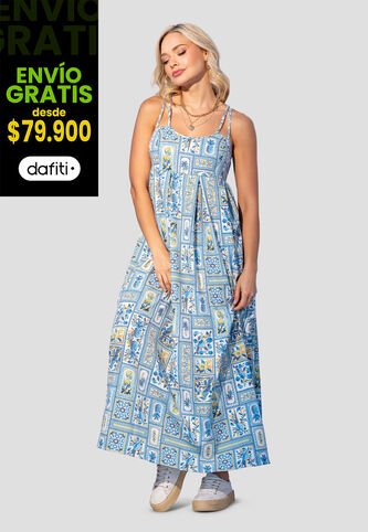 Vestido Mujer Estampado Mp 107975 MP