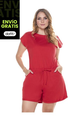 Enterizo Corto Mujer Rojo Mp 101936 MP