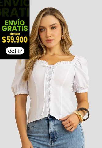 Blusa Mujer Blanco Mp 112042 MP