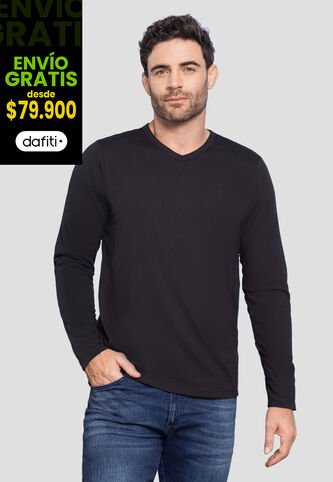 Camibuzo Hombre Negro Mp 102564 MP