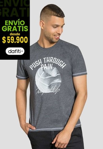 Camiseta Hombre Negro Cross Mp 111914 MP