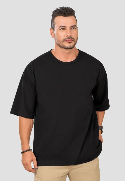 Camiseta Hombre Negro Mp 105342