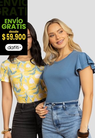 Camiseta Paq X2 Mujer Bicolor Mp 112001 MP