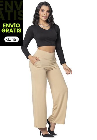 Pantalón Mujer Beige Mp 4314 MP