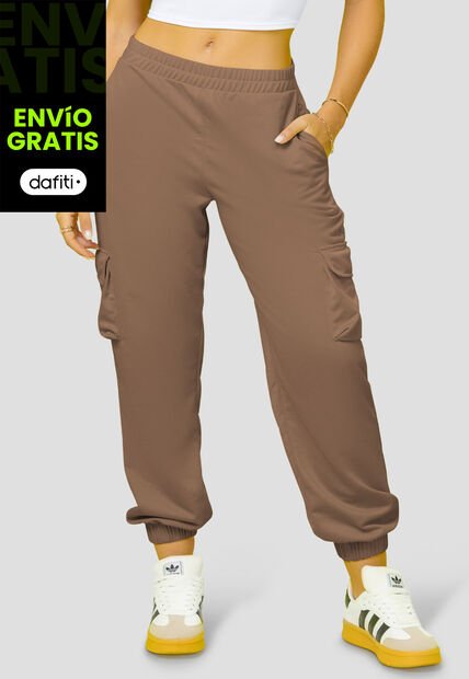 Jogger Mujer Chocolate Mp 108116