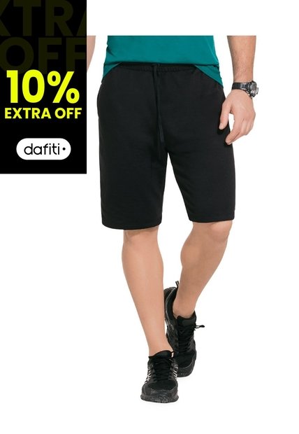 Bermuda Para Hombre Negro MP