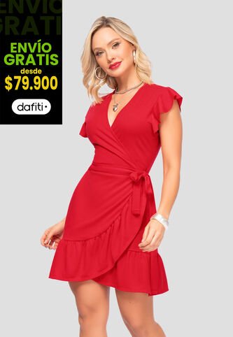 Vestido Corto Mujer Rojo Mp 106852 MP