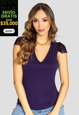 Blusa Mujer Vino Mp 111086 MP