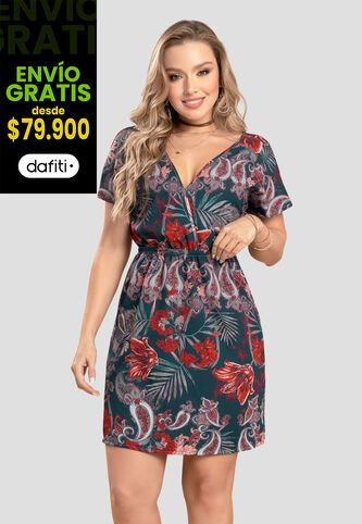 Vestido Mujer Estampado Mp 104374 MP