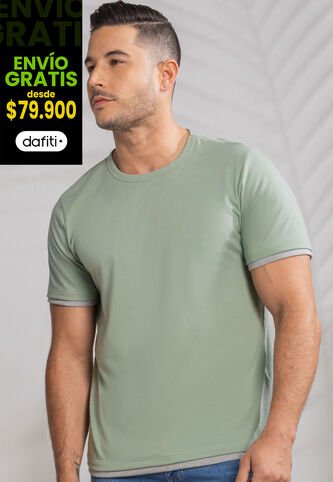 Camiseta Hombre Verde Mp 389 MP