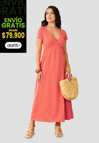 Vestido Largo Mujer Coral Mp 79860 MP