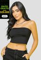 Crop Top Mujer Negro Mp 108098 de MP