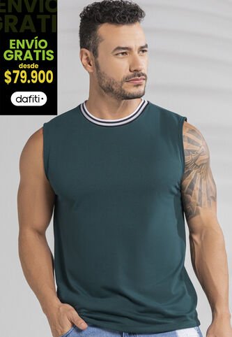 Camisilla Hombre Verde Mp 101775 MP