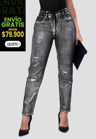 Jean Mujer Plateado Mp 105370 MP