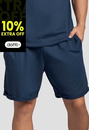 Bermuda Hombre Azul Profundo Mp 100496