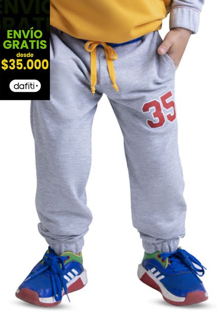 Jogger Infantil Masculino Gris Mp 9981