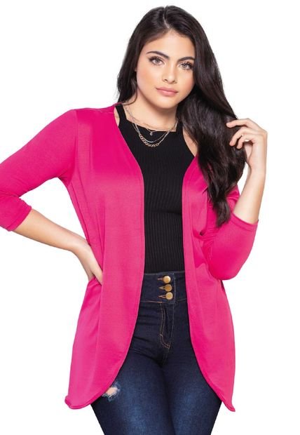 Cardigan Mujer Fucsia Mp 89021