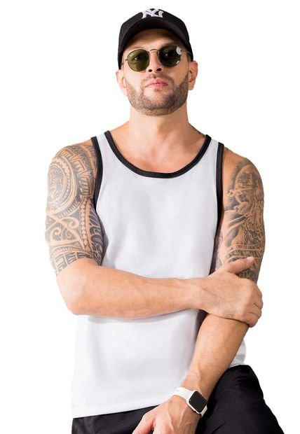 Camisilla Hombre Blanco Mp 1944