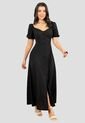 Vestido Largo Mujer Negro Mp 112045 de MP