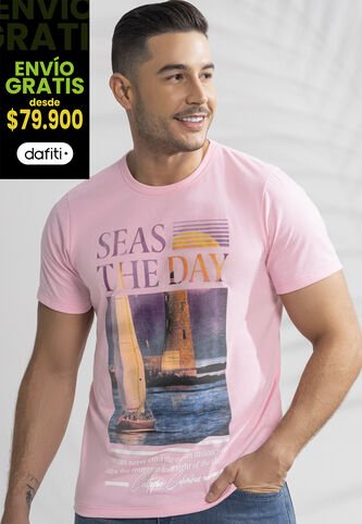 Camiseta Hombre Rosa Mp 101783 MP