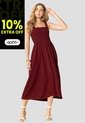 Vestido Corto Mujer Merlot Mp 114423 de MP