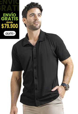 Camisa Hombre Negro Mp 6527 MP