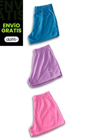 Short Paq X3 Exterior Multicolor Mp 1658 MP