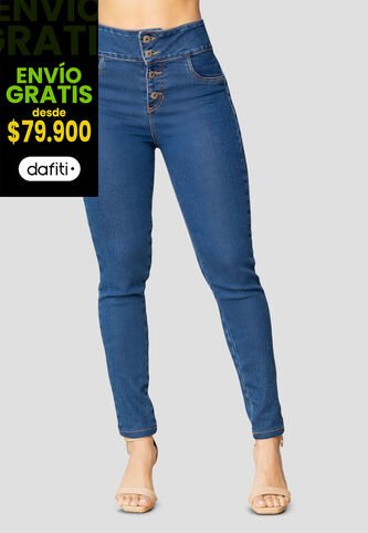 Jean Mujer Azul Medio Mp 105526 MP
