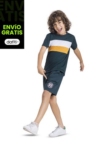 Bermuda Infantil Verde Botella Mp 1872 MP