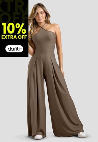 Enterizo Largo Mujer Chocolate Mp 114464 MP