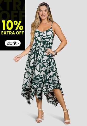 Vestido Largo Mujer Estampado Mp 114462 MP