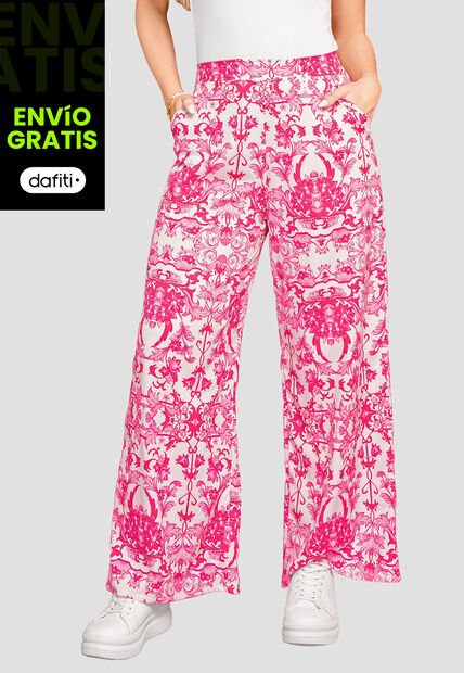 Pantalón Mujer Estampado Mp 107472