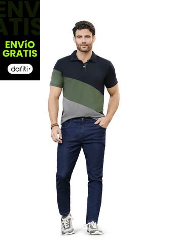 Jean Masculino Azul Oscuro Mp 6777 MP