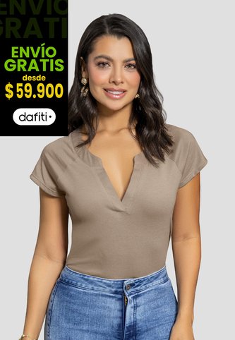 Blusa Mujer Café Pardo Mp 104190 MP
